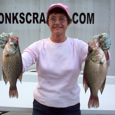 Mrs. Monk with a 2 pounder 10/1/09 Jordan Lake