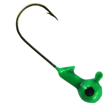 Round Jigheads with Mustad Light Wire Hook, Painted