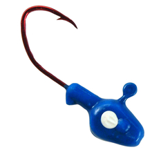 Minnow Heads w/ Red #4 Sickle Hooks, Painted 
