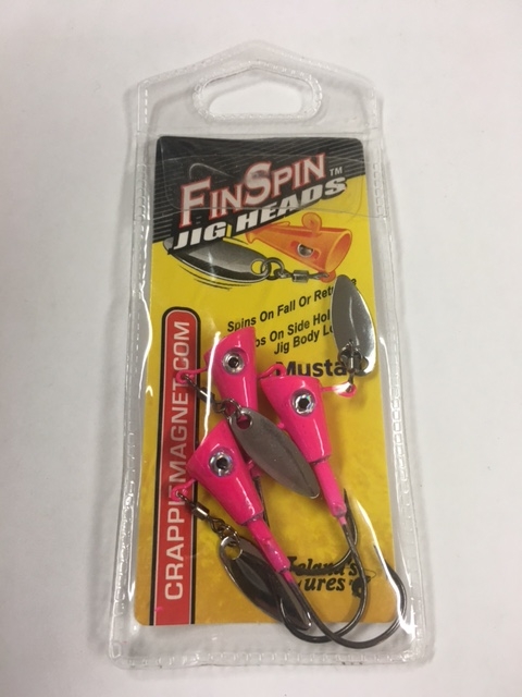 Crappie Magnet Fin Spin Jig Heads :: Monk's Crappie